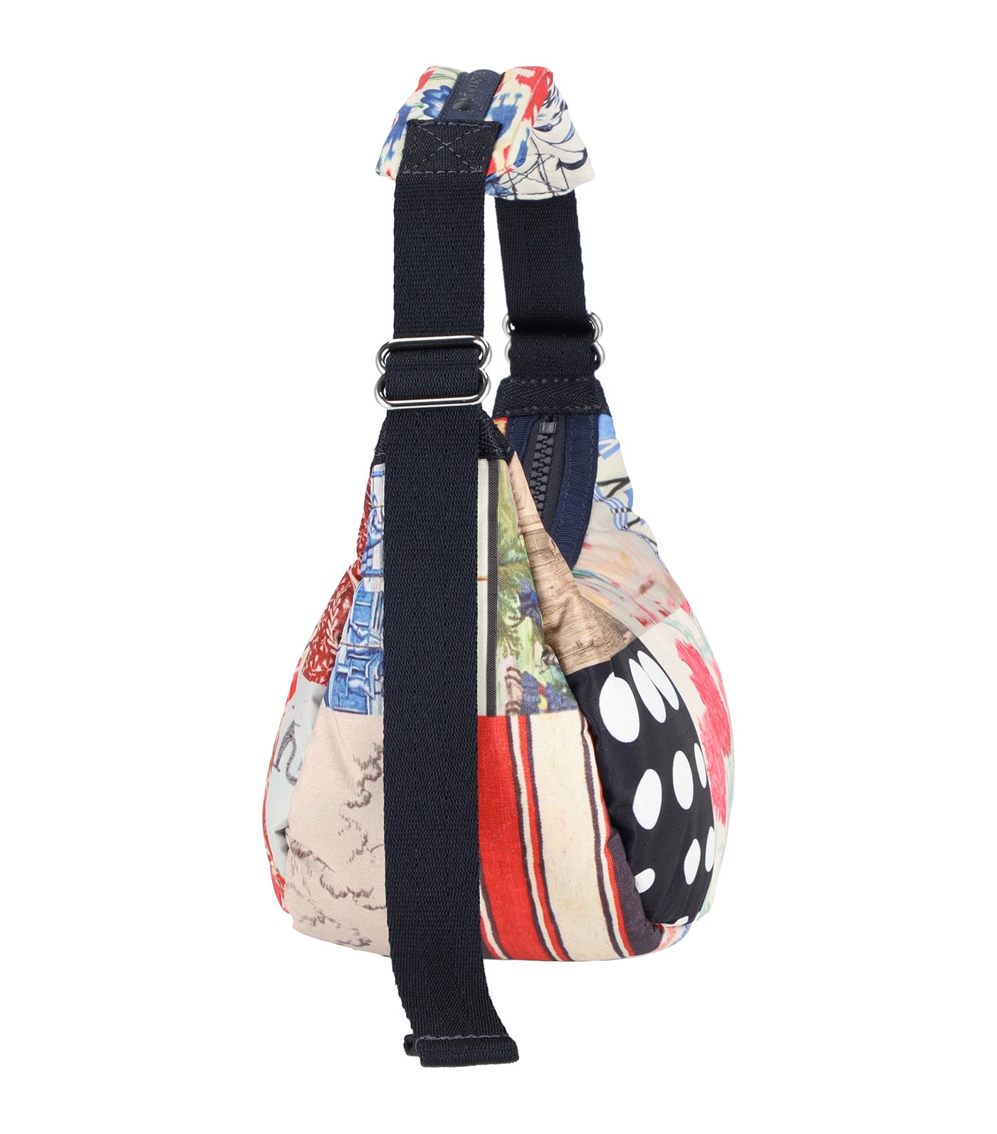 ★LeSportsac★ Libertine Face Mini Crescent Hobo Bag 1332HB1 Mini Crescent - LeSportsac x Libertine Speckle