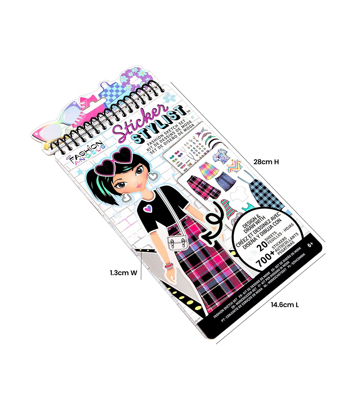 Sticker Stylist Fashion Sketch Set