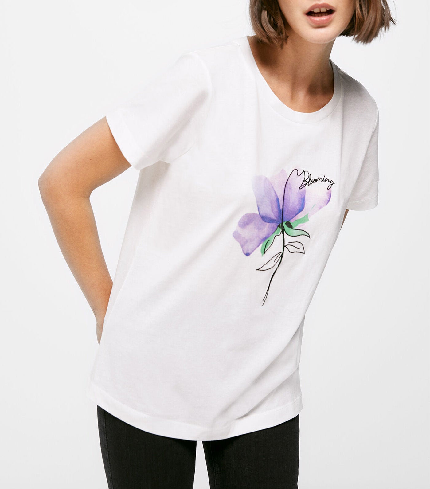 Blooming T-Shirt White