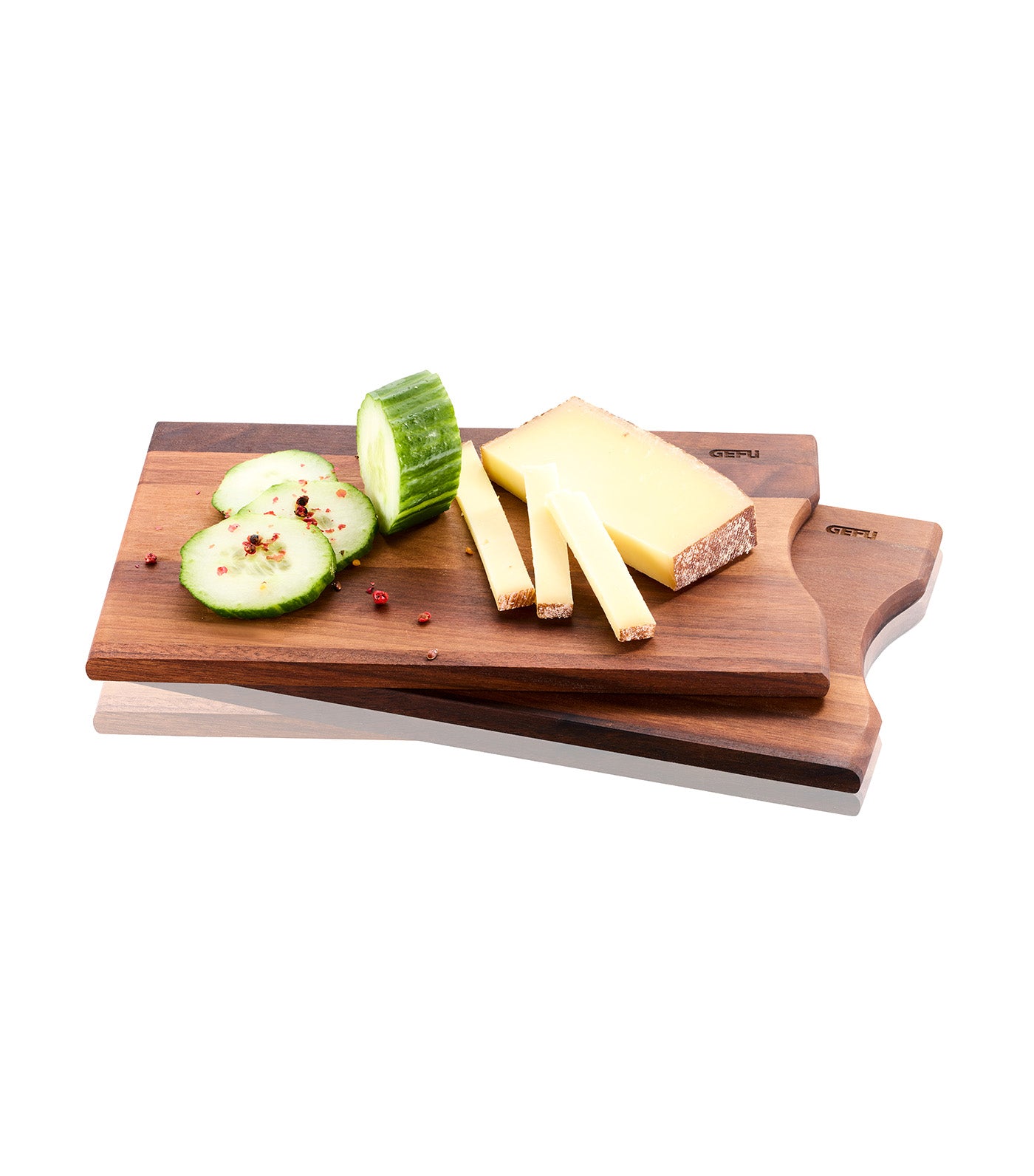 Enno Breakfast Board in Walnut Wood, Set of 2