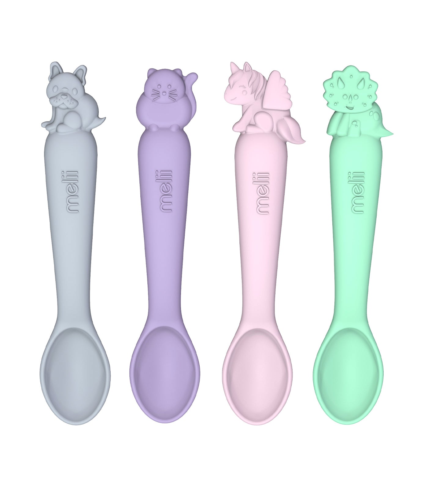 4-Piece Silicone Spoon Set
