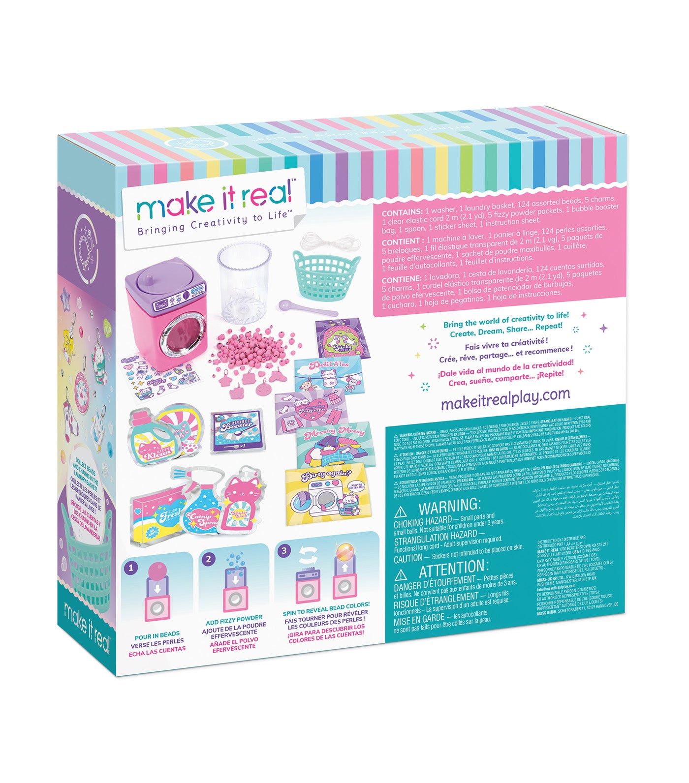 Purrfect Wash And Bead Bracelet Kit