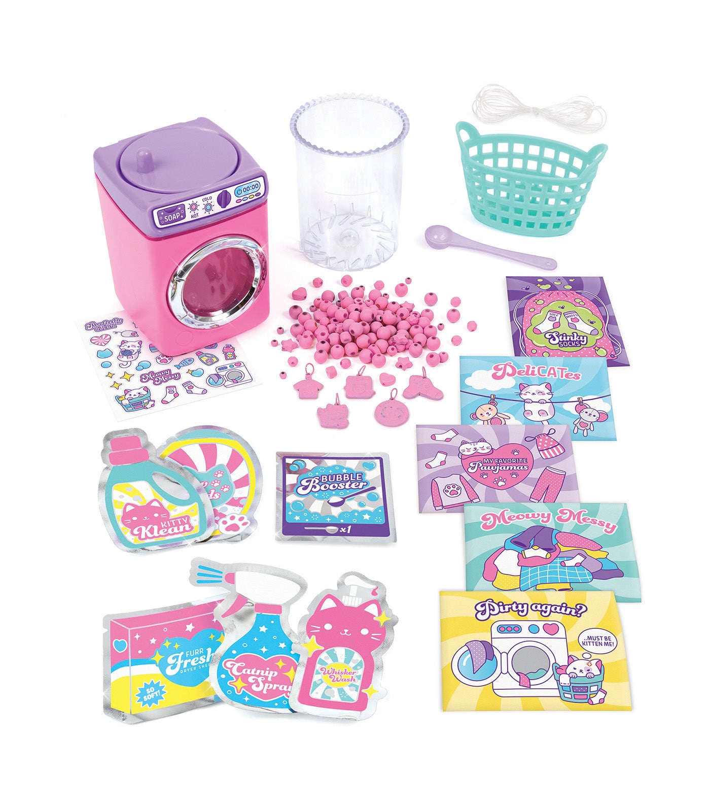 Purrfect Wash And Bead Bracelet Kit