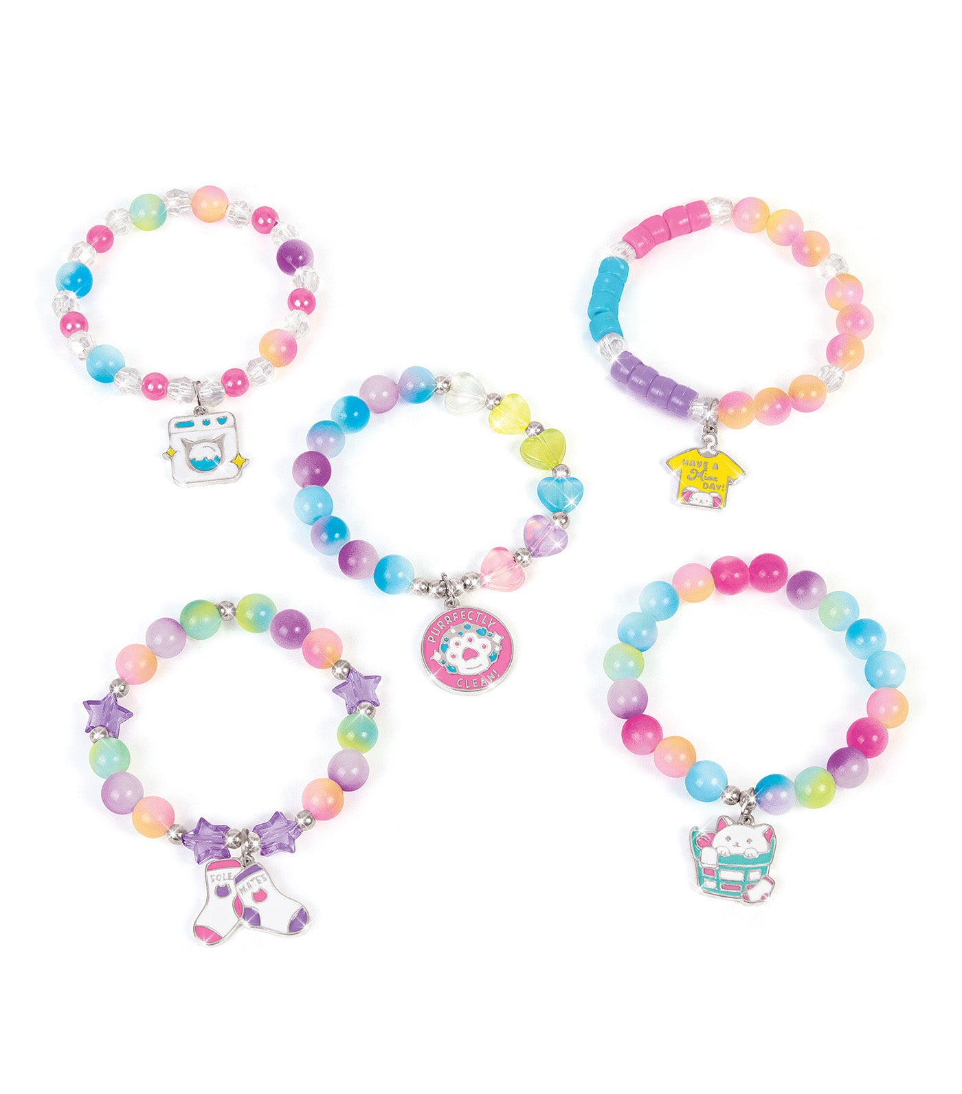 Purrfect Wash And Bead Bracelet Kit