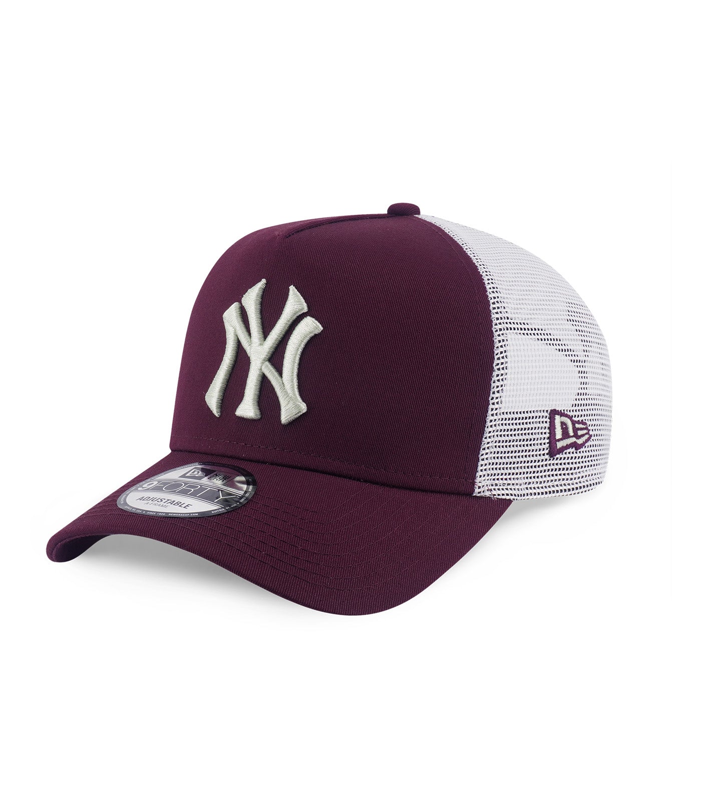 New Era New York Yankees Color Era 9FORTY A-Frame Snapback Cap Maroon