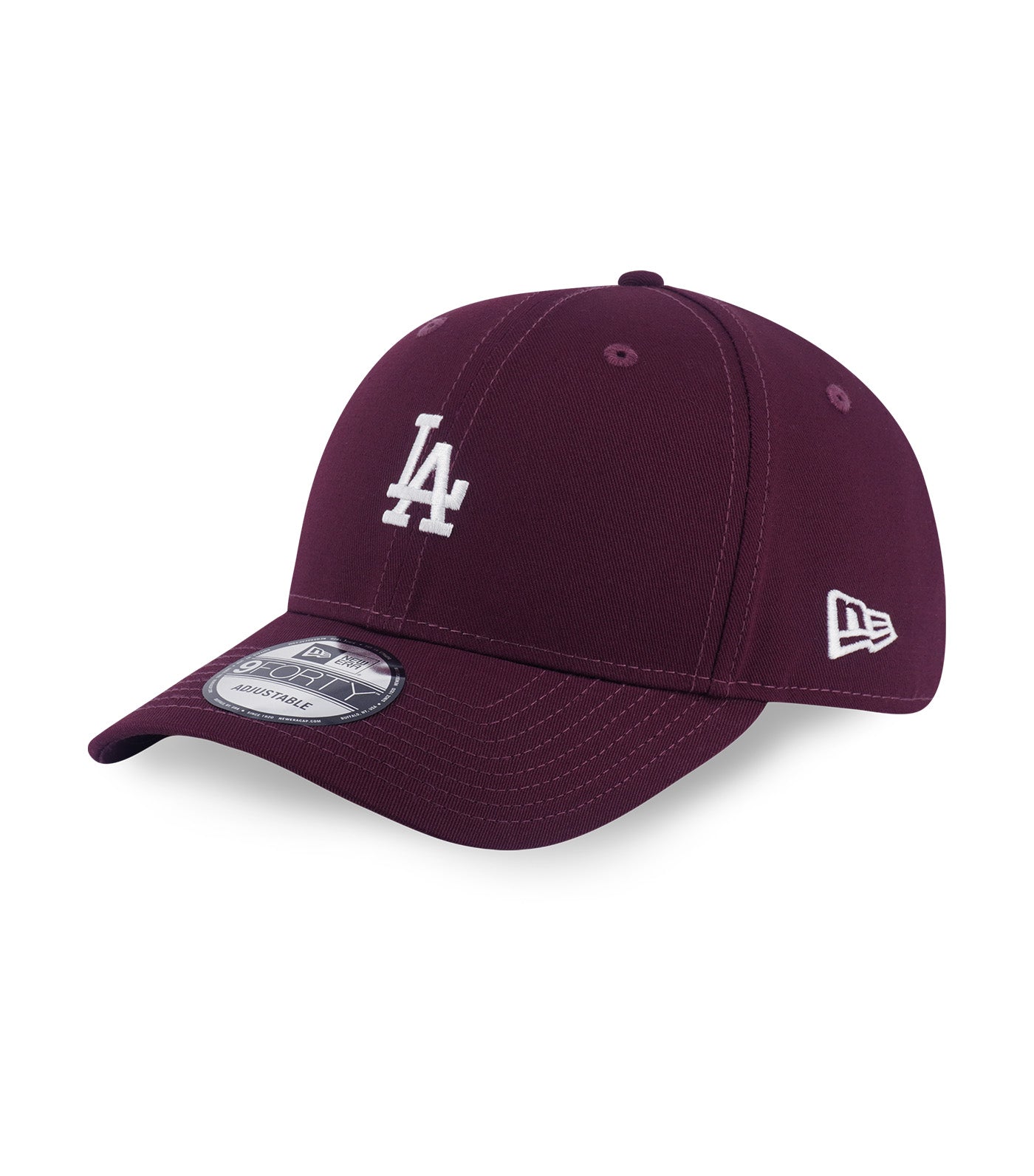 New Era Los Angeles Dodgers Color Era Mini Logo 9FORTY A-Frame Cap Maroon