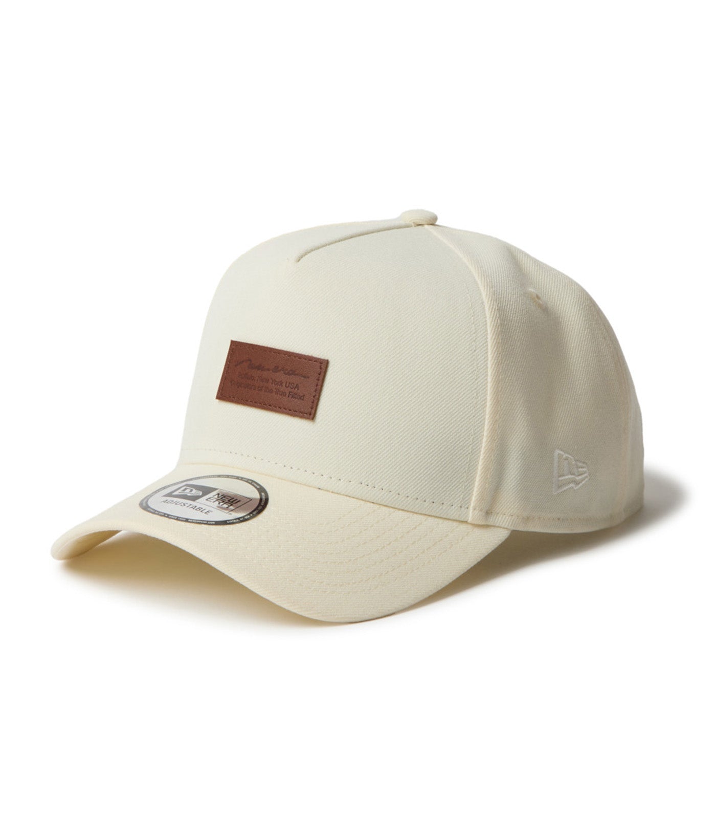 New Era Leather Patch 9FORTY A-Frame Adjustable Cap Chrome