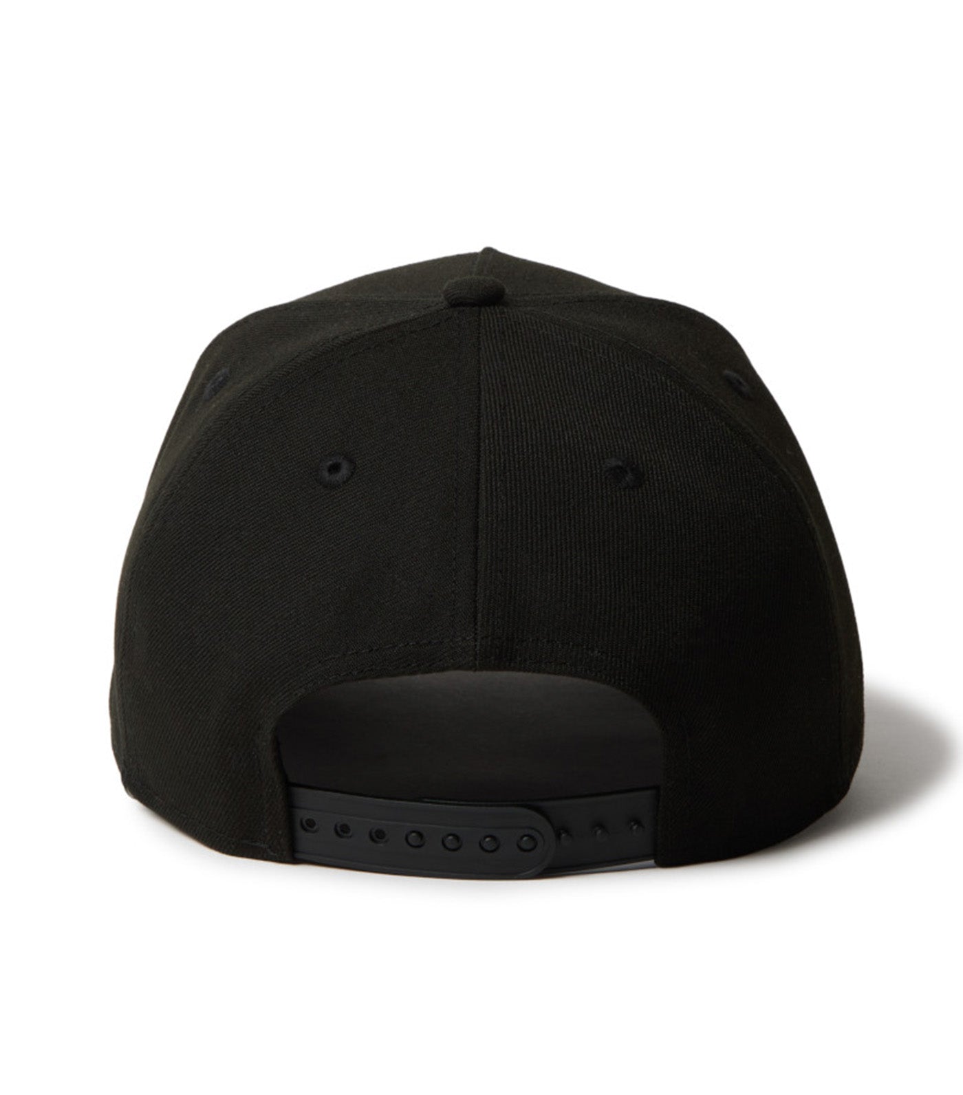 New Era Leather Patch 9FORTY A-Frame Adjustable Cap Black