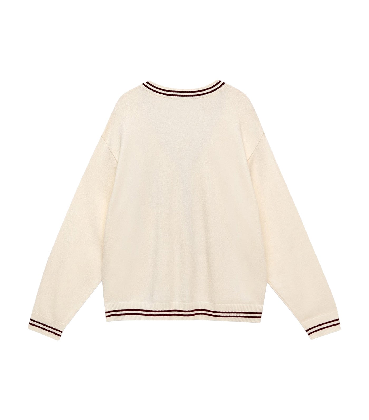 Varsity Cardigan Ivory
