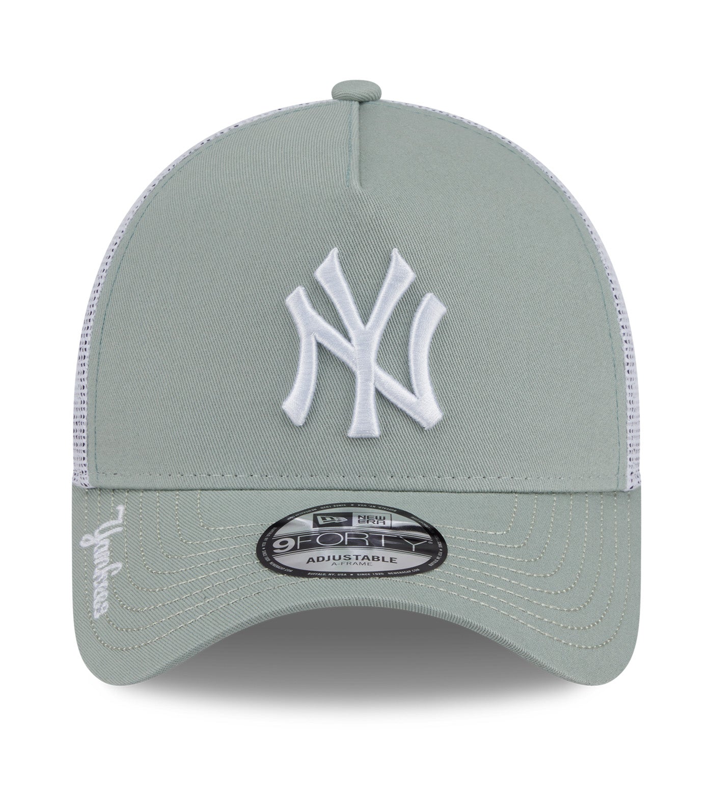 New Era New York Yankees Color Era 9FORTY A-Frame Trucker Cap Green