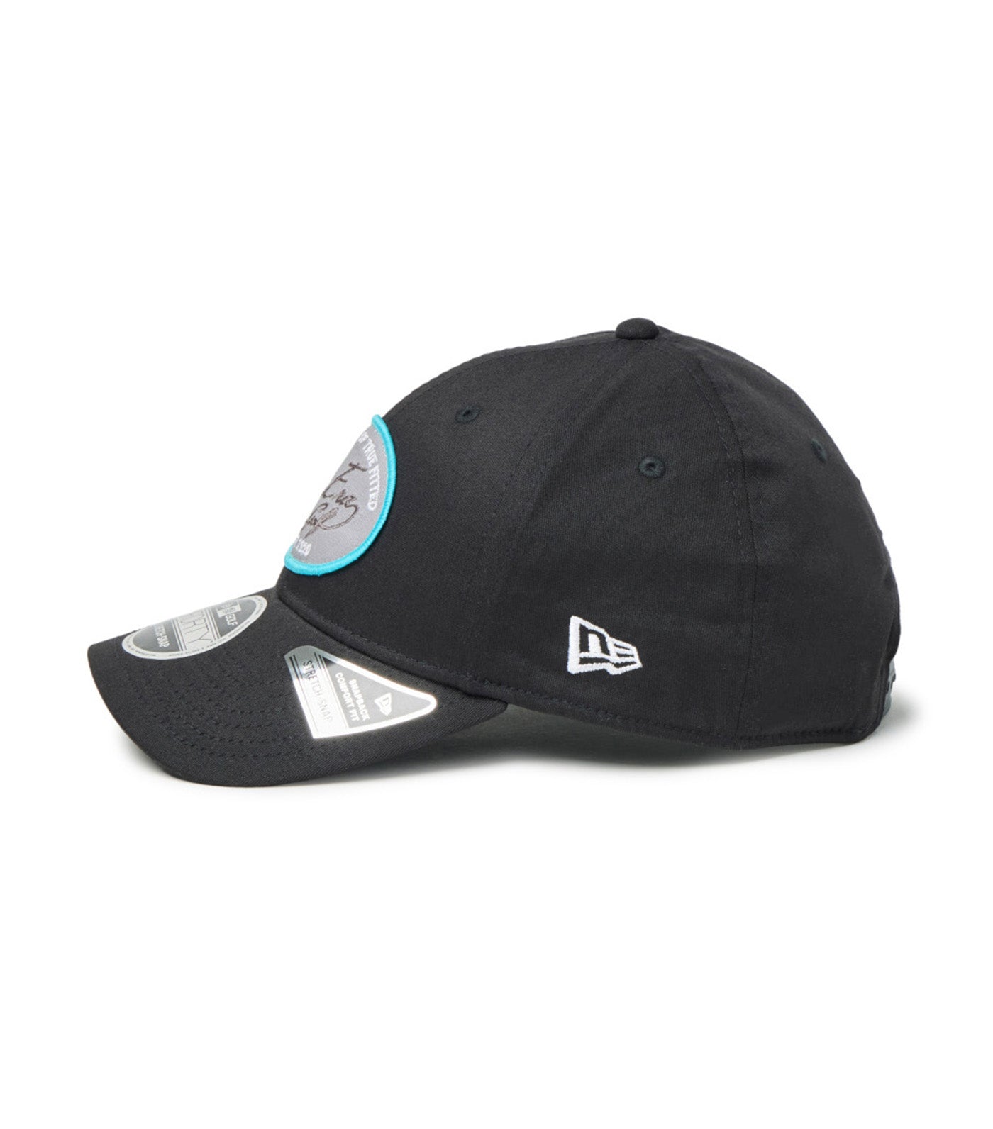 Script Oval Patch Black Golf 9FORTY Stretch Snapback Cap Black
