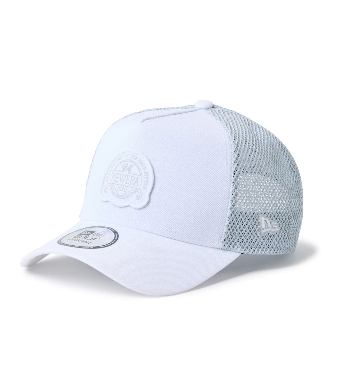 Golf 9FORTY A-Frame Trucker Double Mesh Cap White Gray