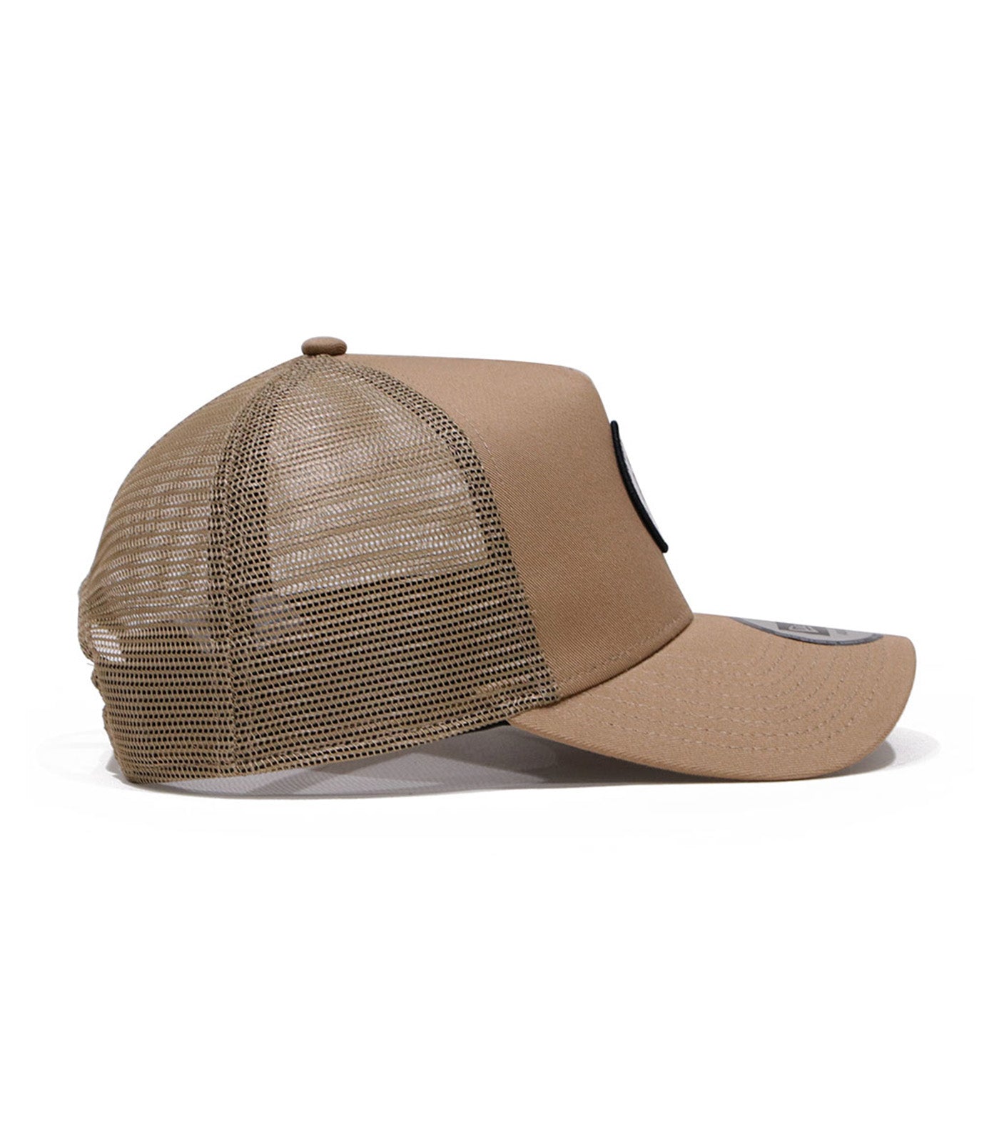 Round Patch 9FORTY A-Frame Trucker Cap Khaki