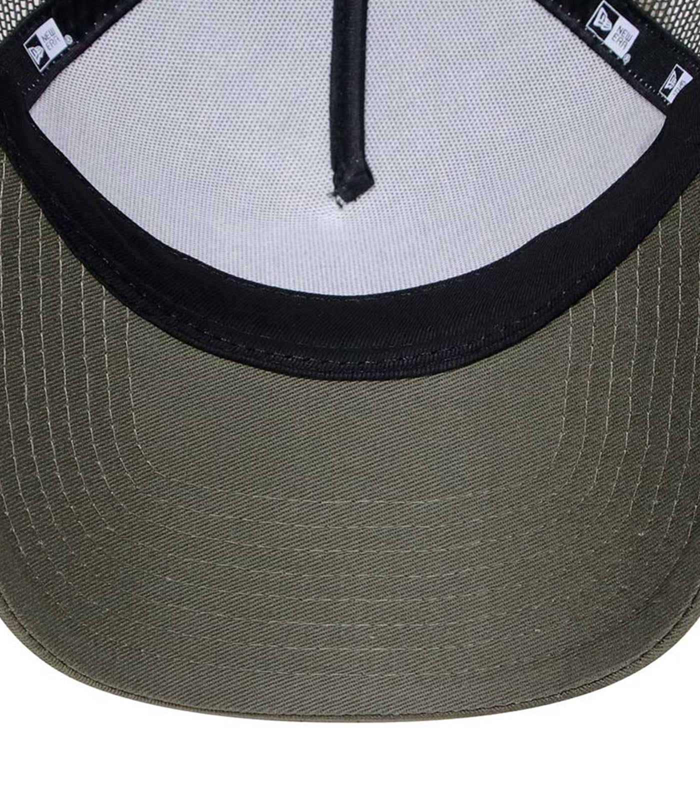 Round Patch 9FORTY A-Frame Trucker Cap Chrome/New Olive
