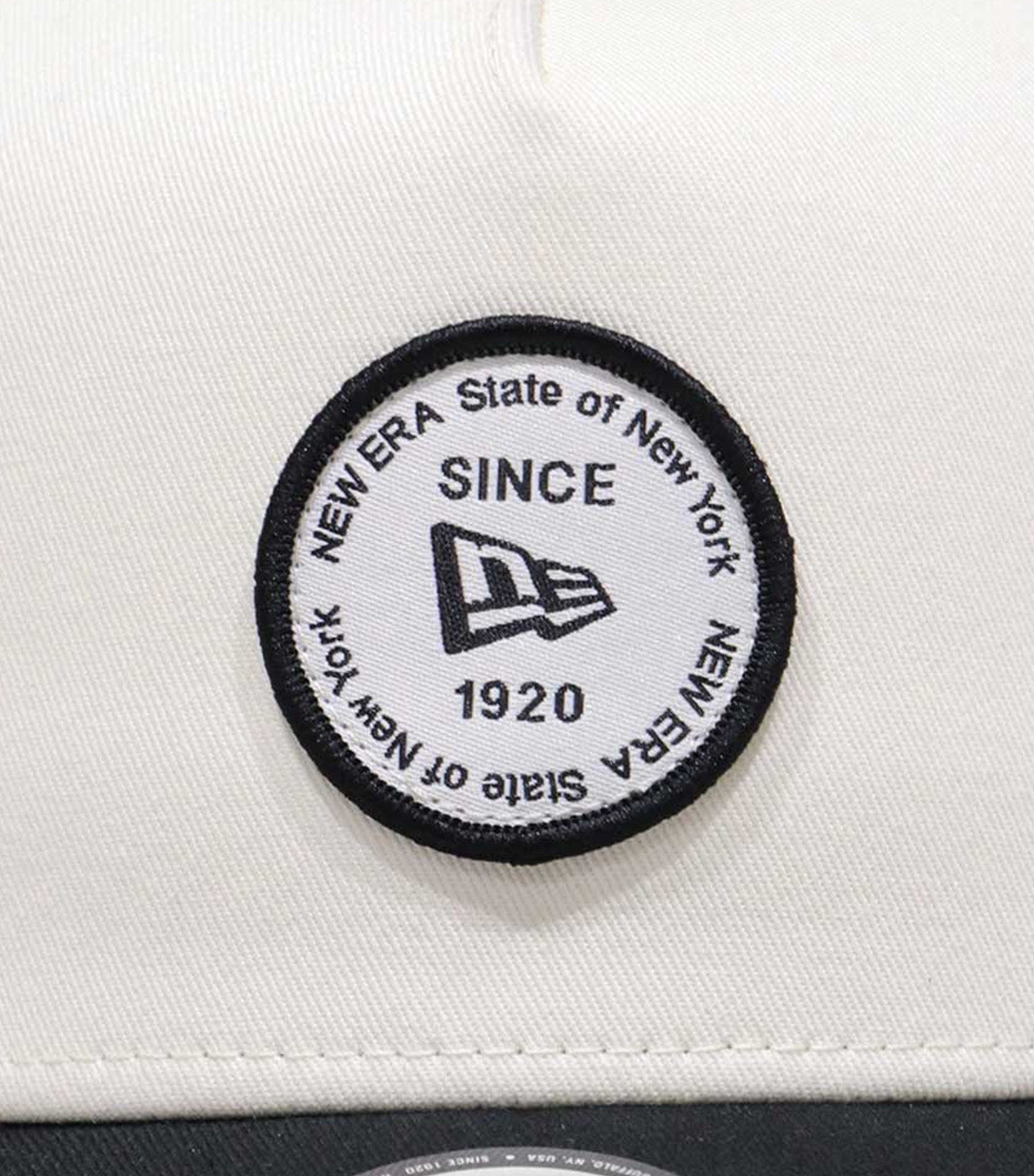 Round Patch 9FORTY A-Frame Trucker Cap Chrome/Black