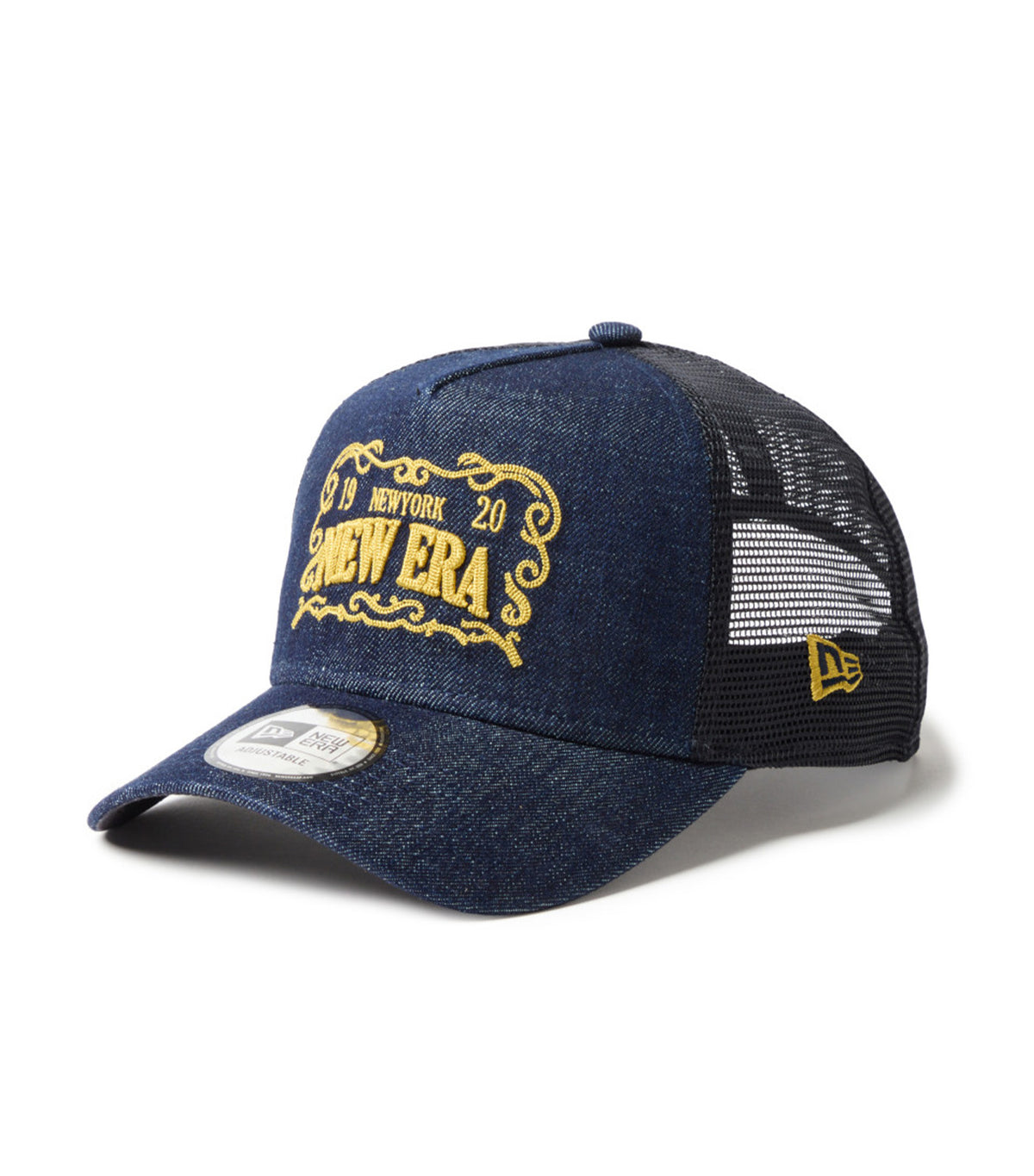 Frame Logo 9FORTY A-Frame Trucker Cap Denim
