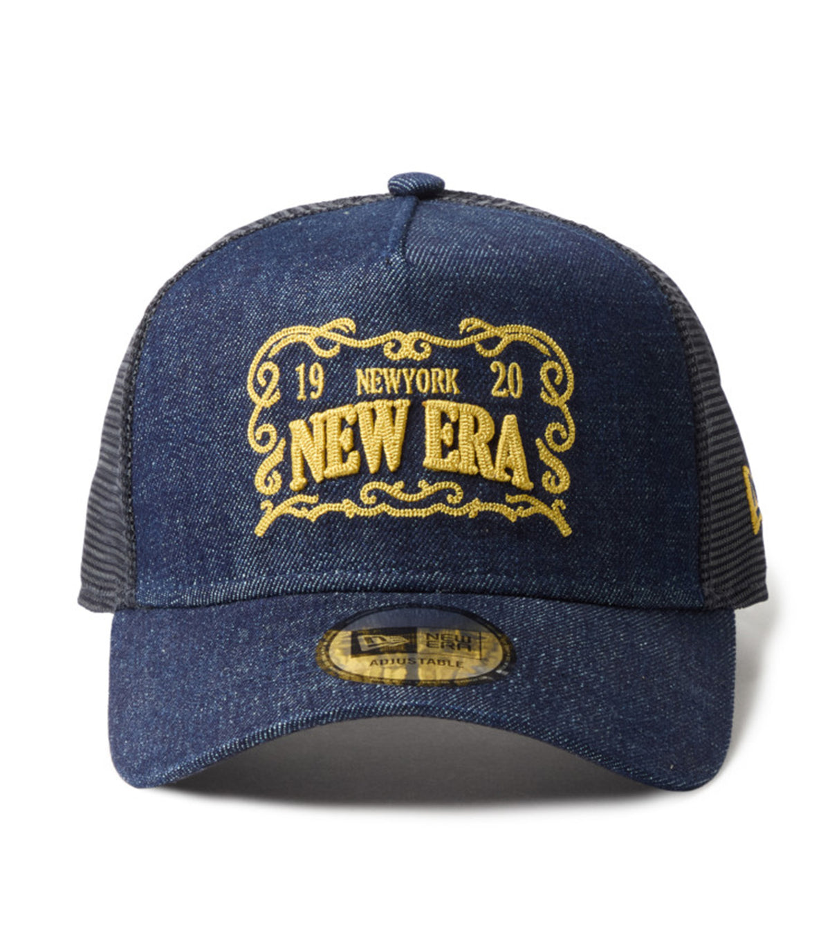 Frame Logo 9FORTY A-Frame Trucker Cap Denim