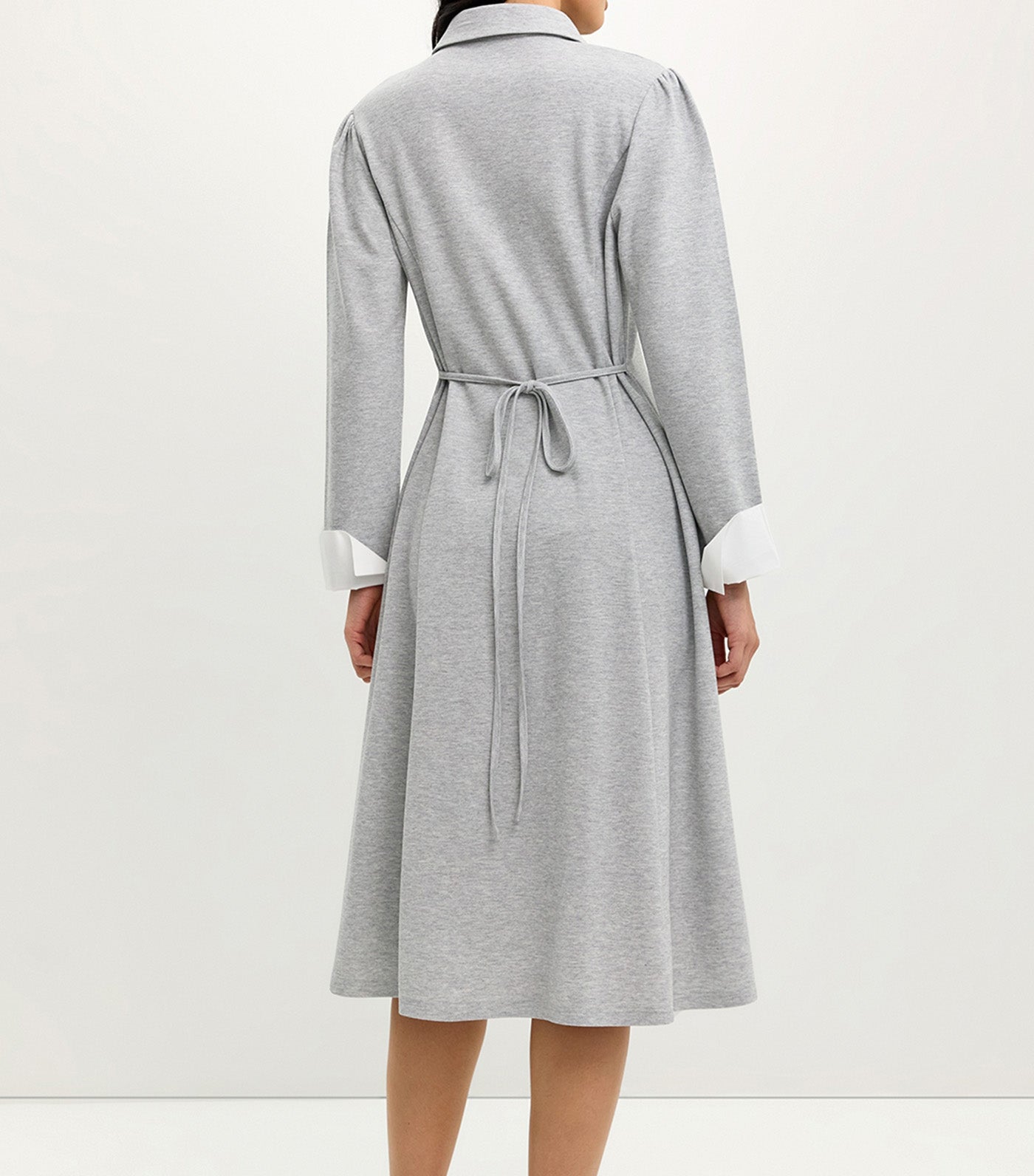 Polo Dress Light Grey