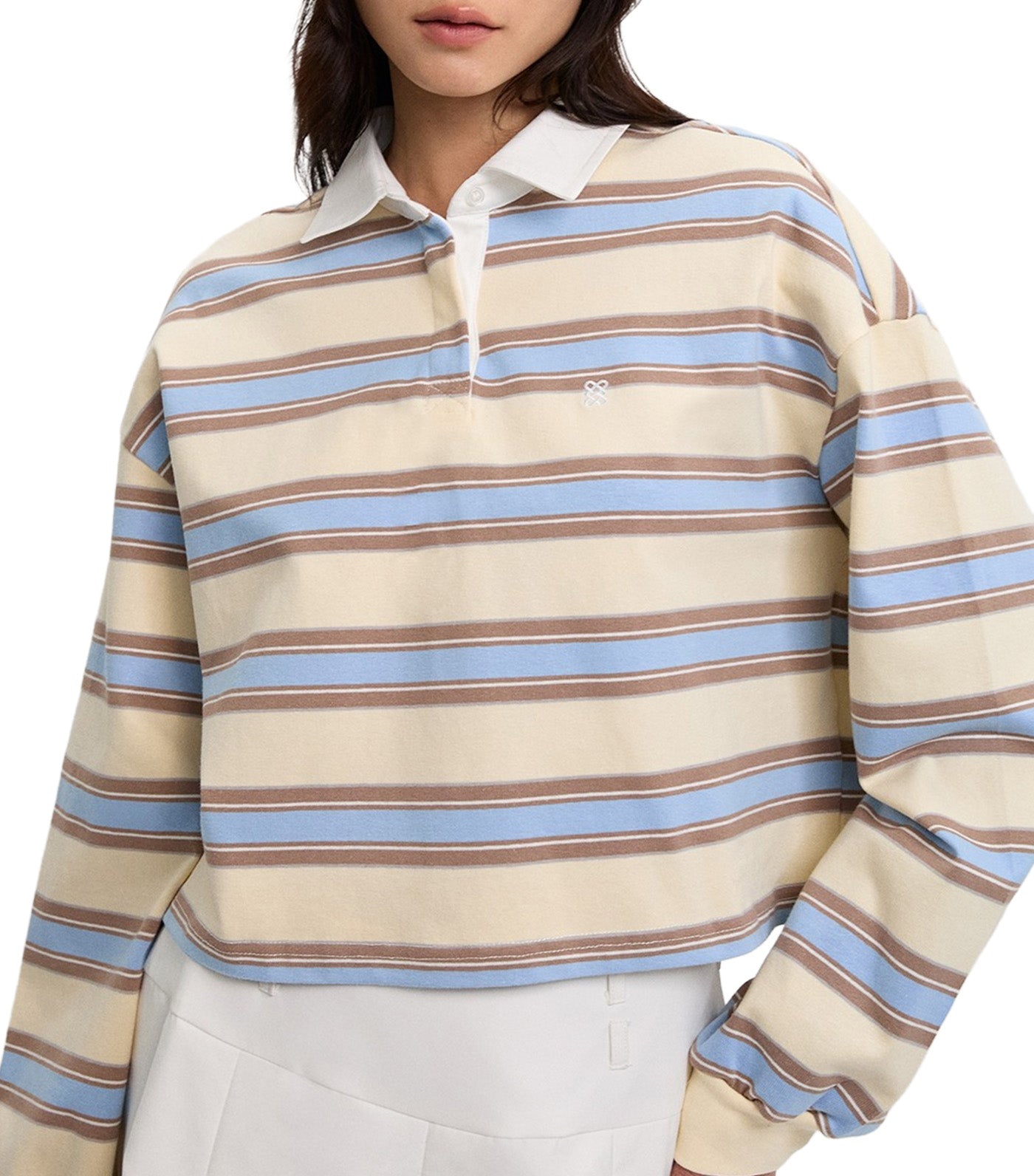 Striped Polo Shirt Multicolor