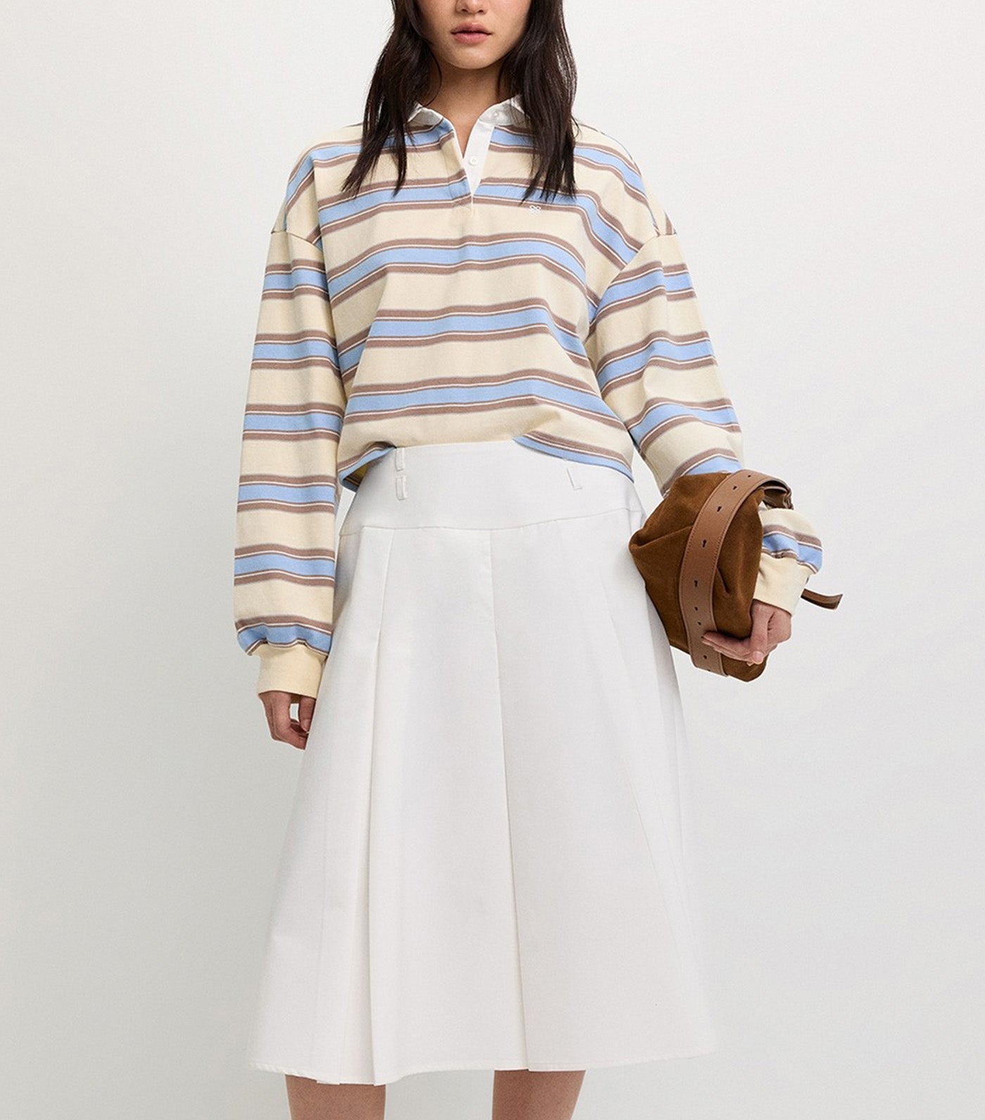 Striped Polo Shirt Multicolor
