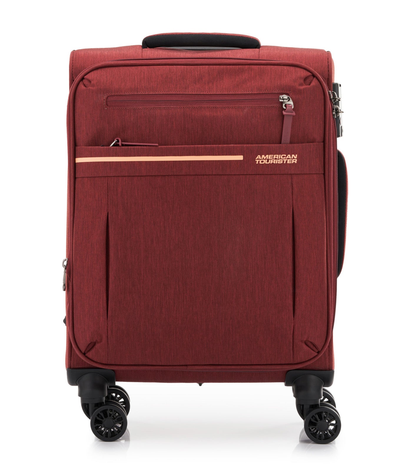 American Tourister Sky Blaze Spinner EXP TSA Melange Burgundy