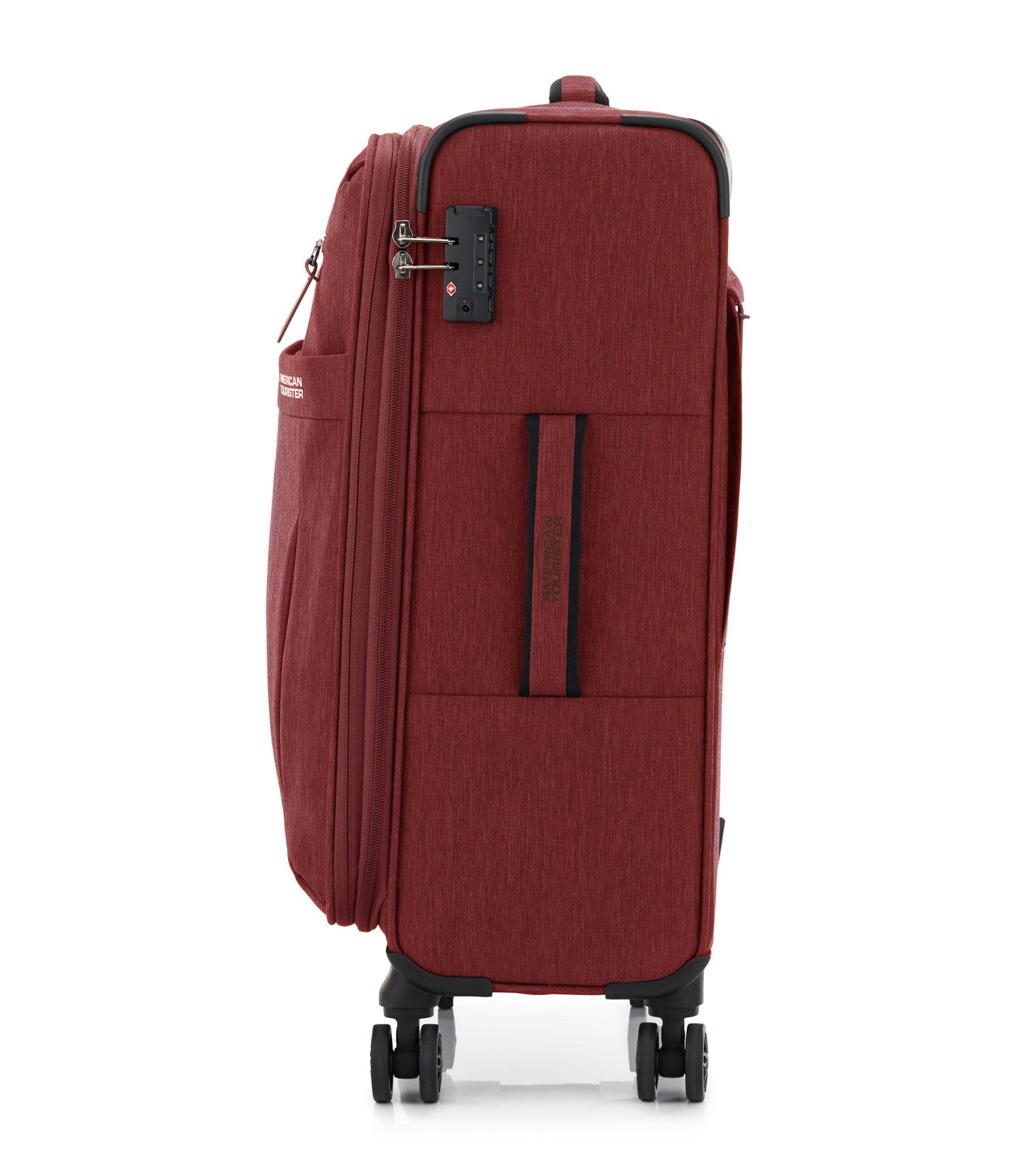 American Tourister Sky Blaze Spinner EXP TSA Melange Burgundy