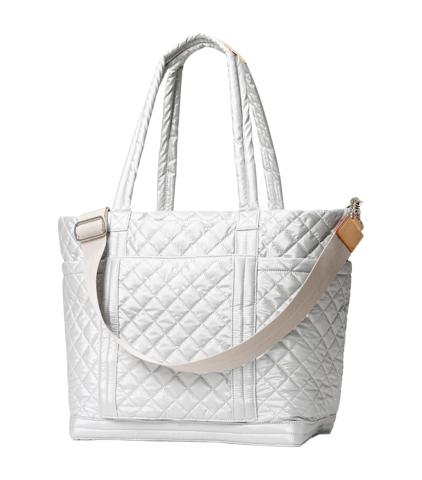Large Empire Tote Oyster Metallic