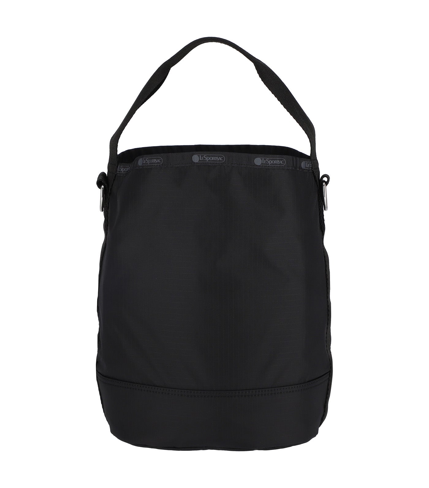 Convertible Bucket Bag Recycled Black