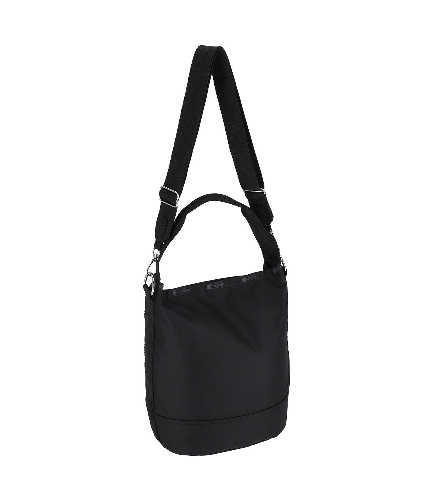 Convertible Bucket Bag Recycled Black