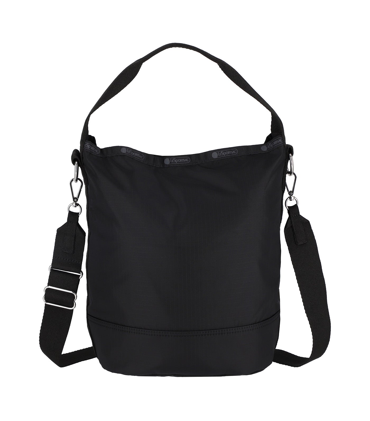 Convertible Bucket Bag Recycled Black