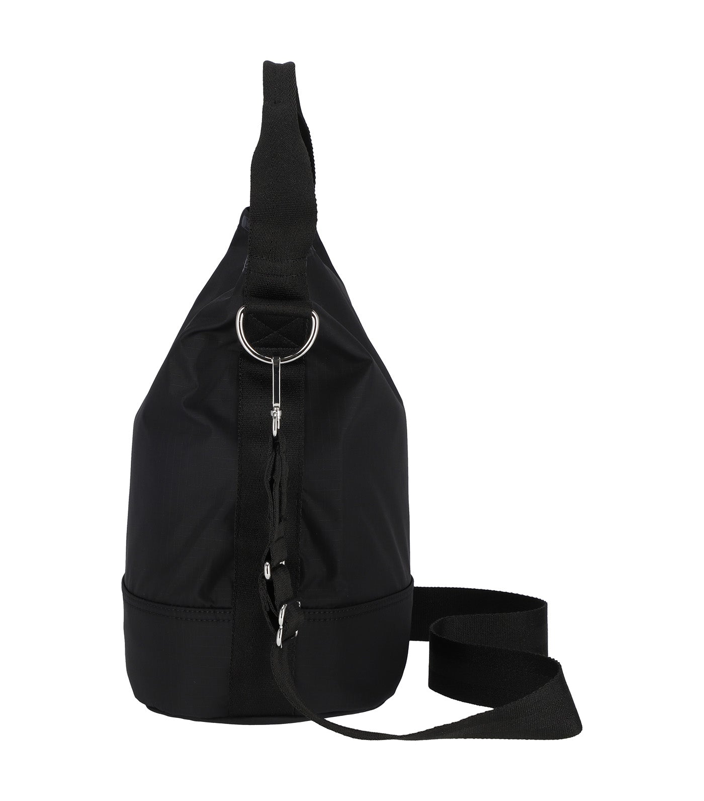 Convertible Bucket Bag Recycled Black