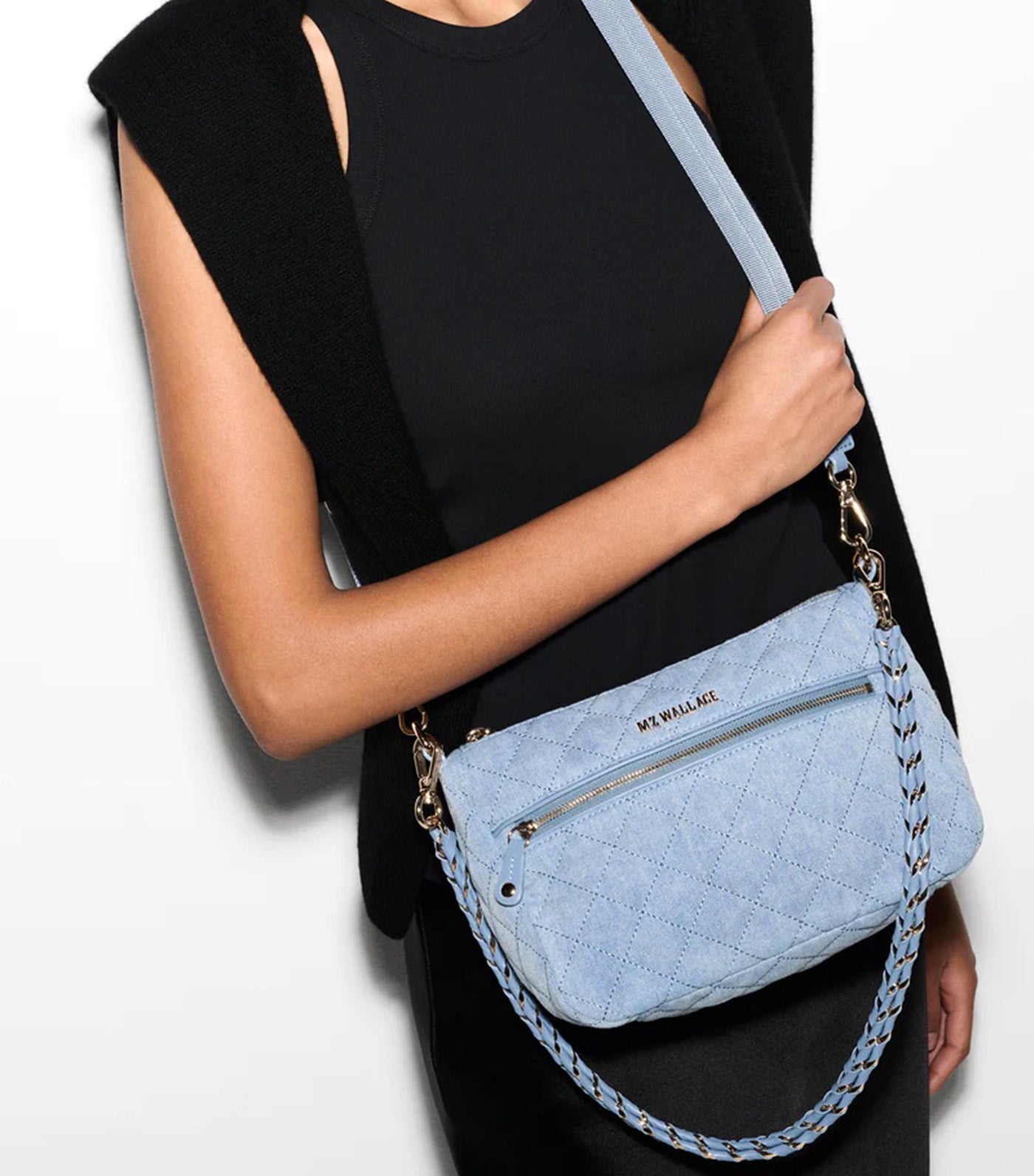 Crosby Ella Crossbody Light Denim