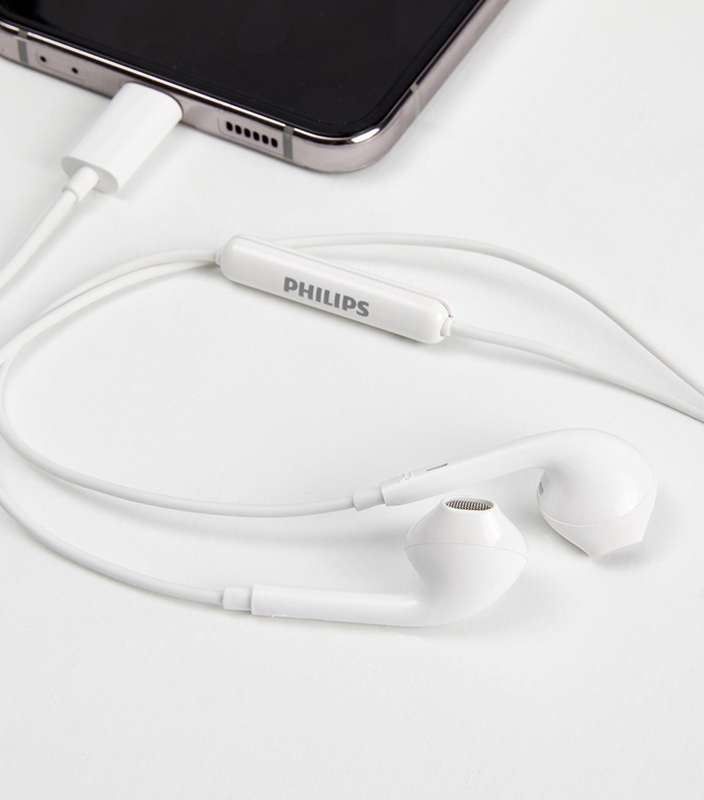 In-Ear Headphones with Mic White