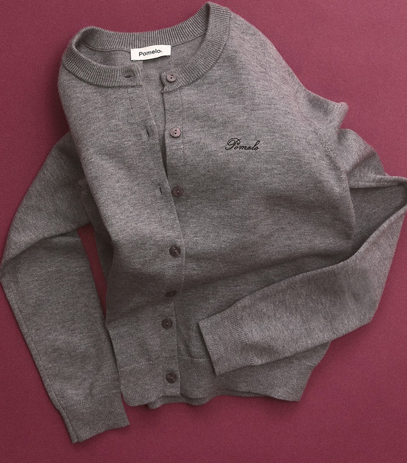 Your Emotional Support Cardigan Mid Gray
