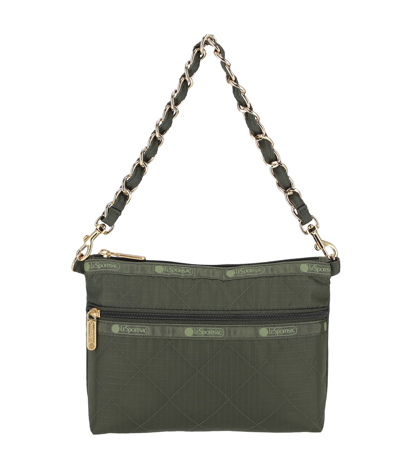 LeSportsac　CHAIN COSMETIC CLUTCH　チェーンキルト CHAIN COSMETIC CLUTCHブラックチェーンキルト（ミニバッグ