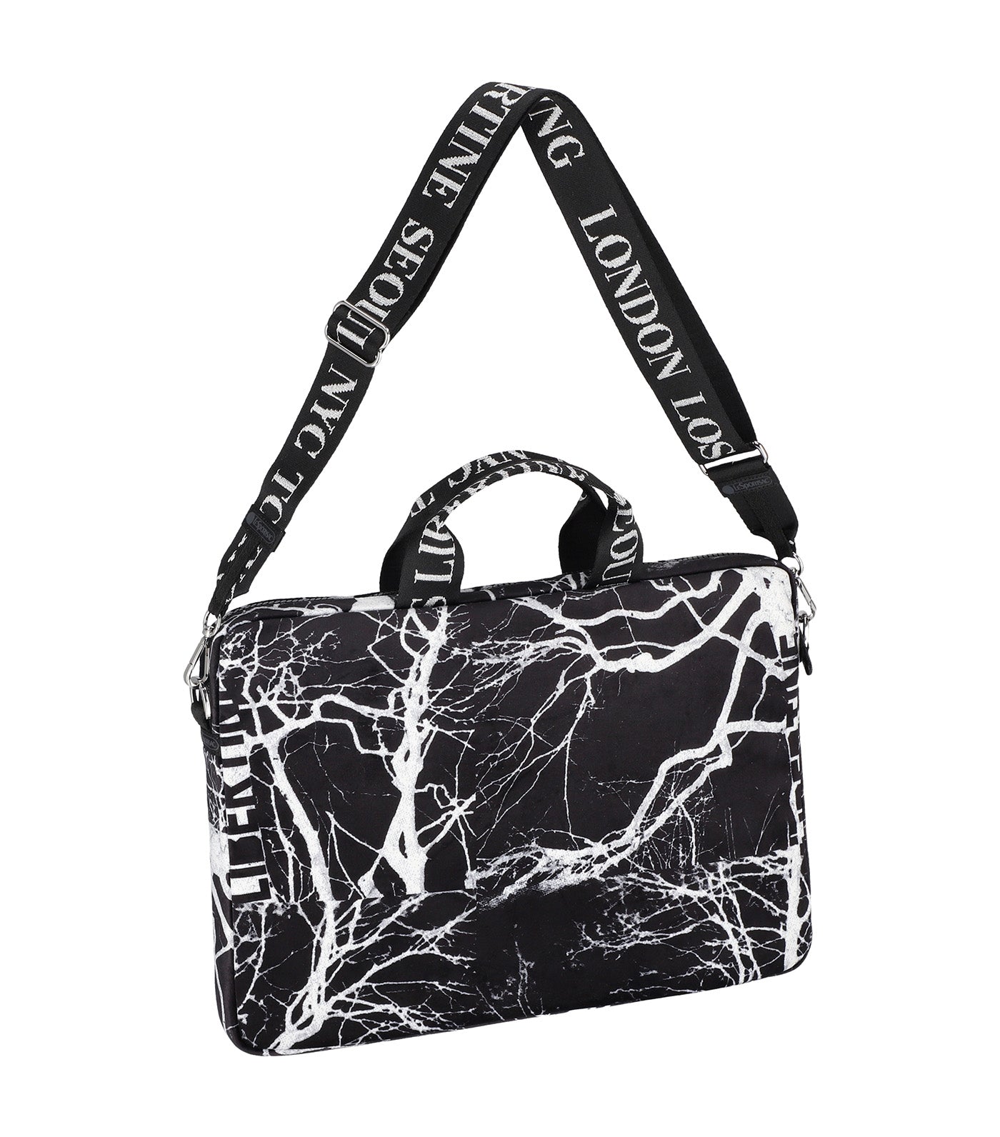 LeSportsac x Libertine Laptop Bag LL Midnight Forest