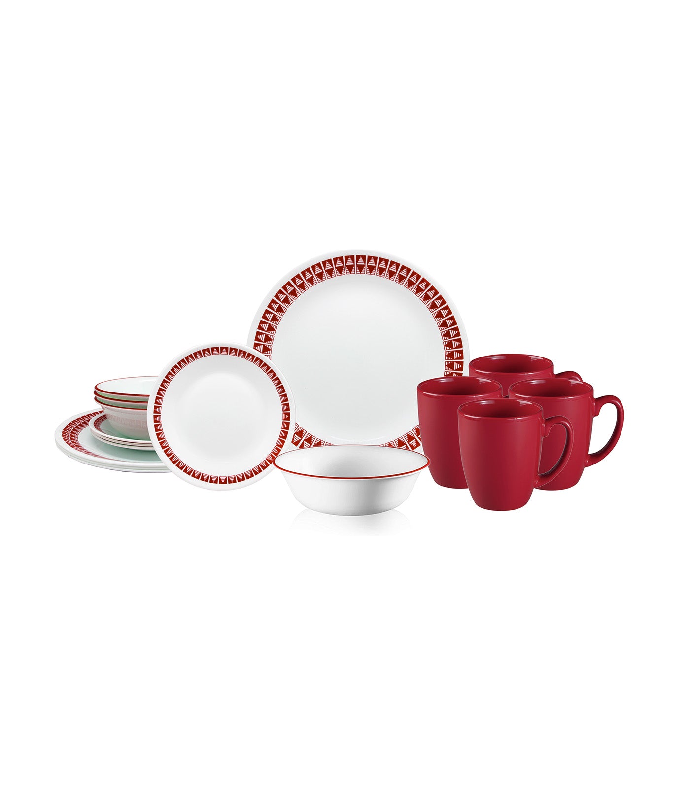 16-Piece Classic Set - Red Wheeler Diamond