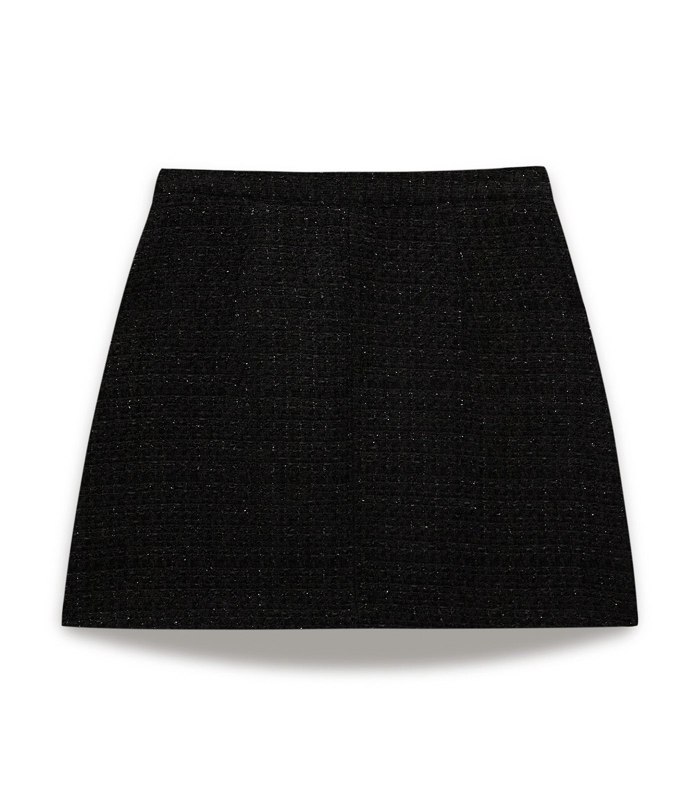 Tweed Mini Skirt Black