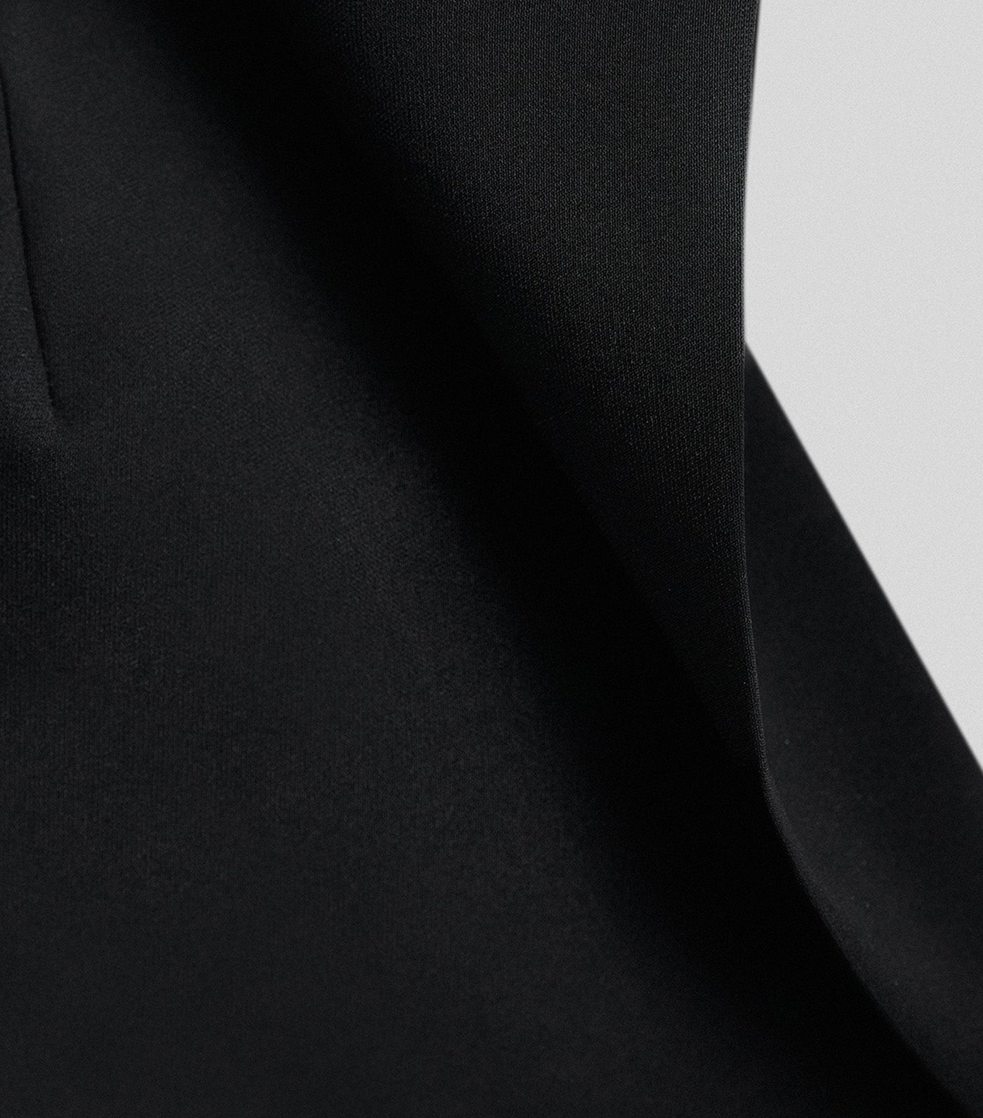 Pomelo One Shoulder Peplum Hem Blouse Black