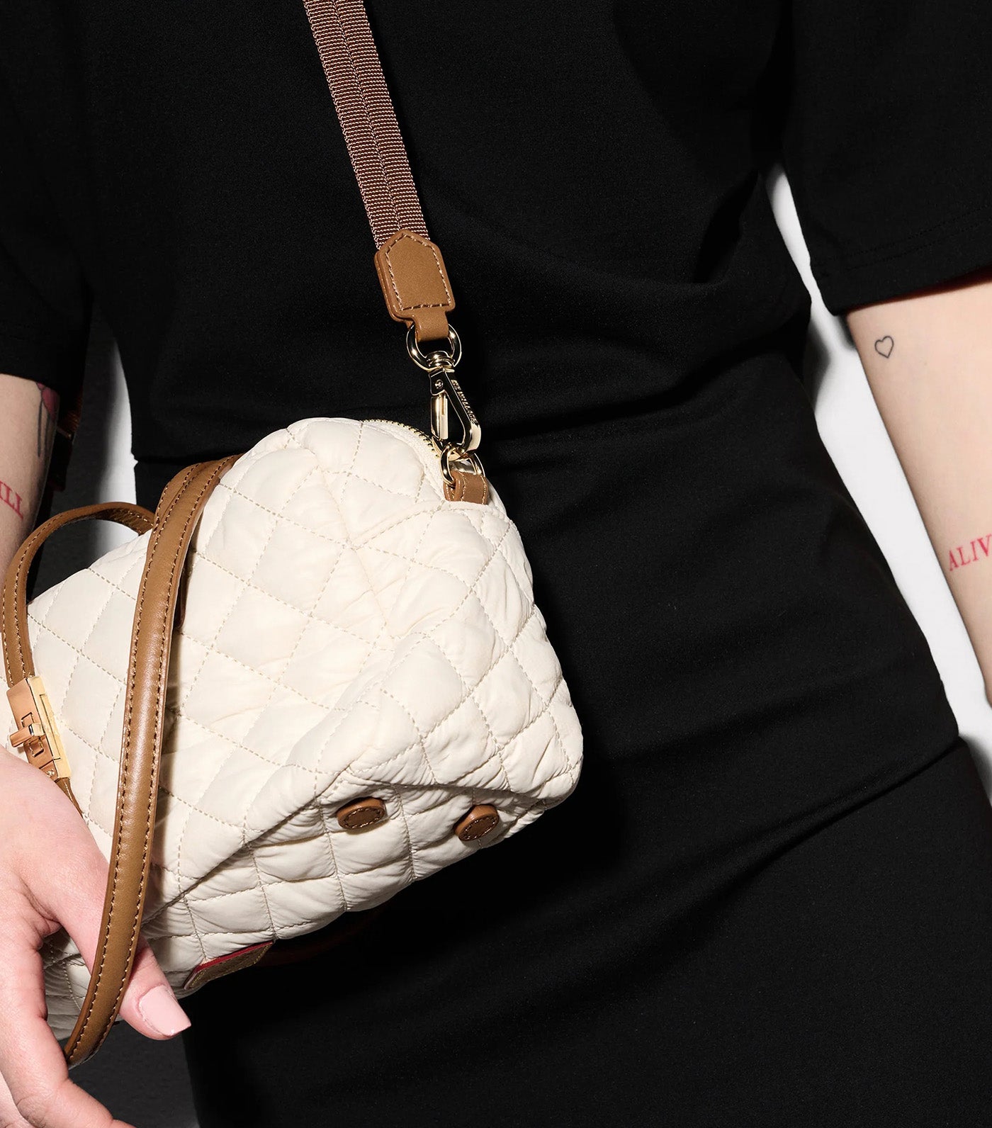Small Astor Satchel Sandshell
