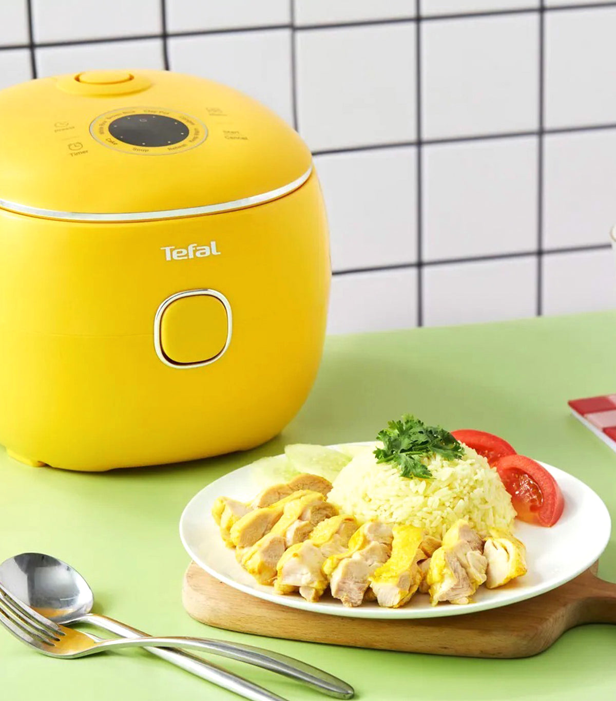 Tefal POP Rice Cooker Rise 0.7L Yellow