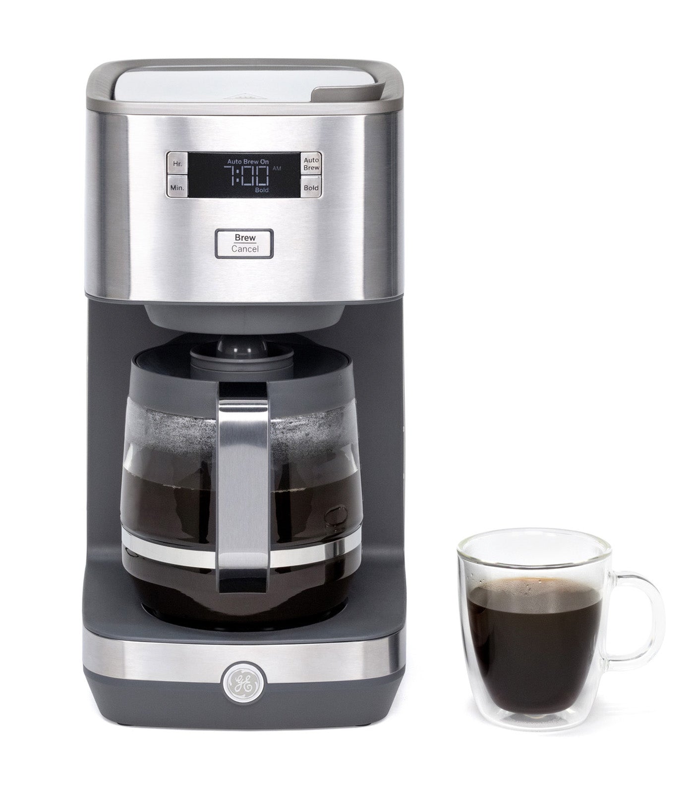 Drip Coffee Maker with Glass Carafe