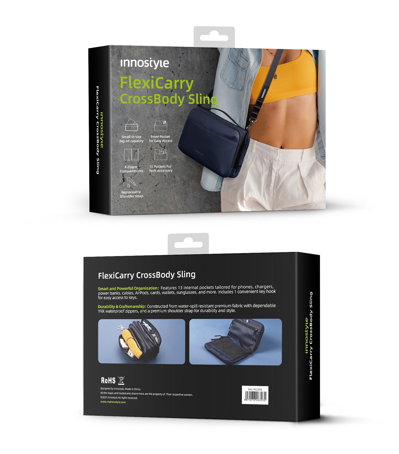 FlexiCarry Crossbody Sling Bag