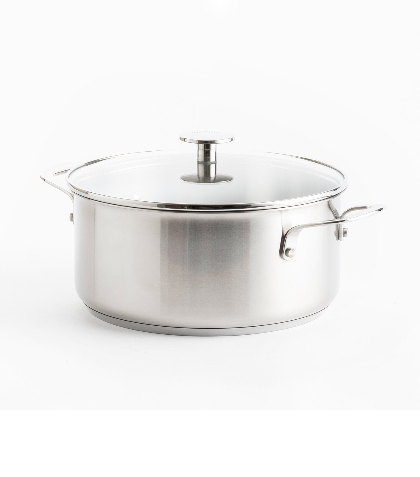 Classic Stainless Steel Covered Casserole, Uncoated - 24cm