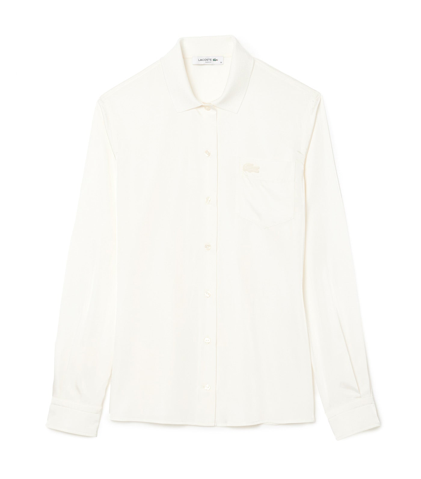 Fluid Ribbed Collar Shirt
