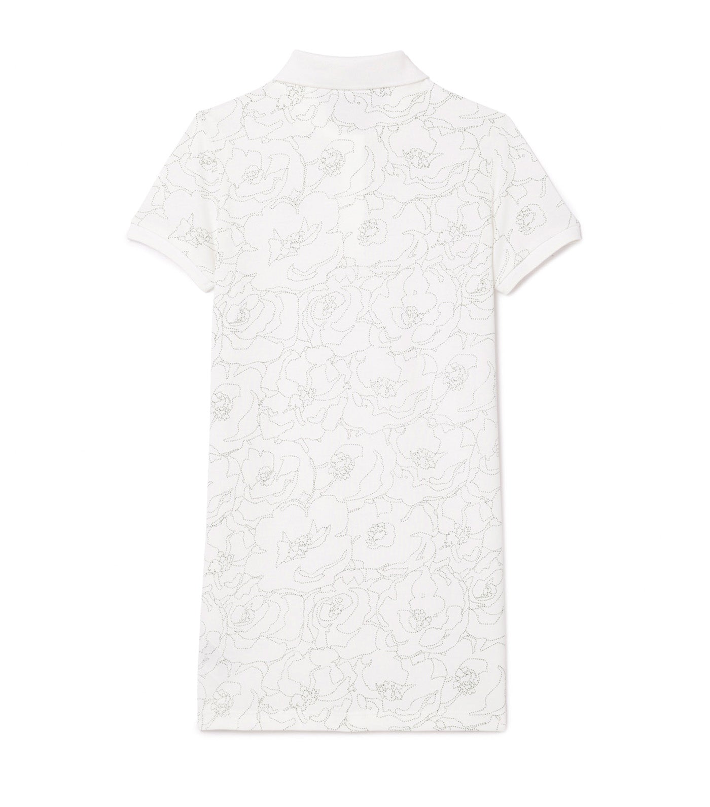 Holiday Flower Print Dress White