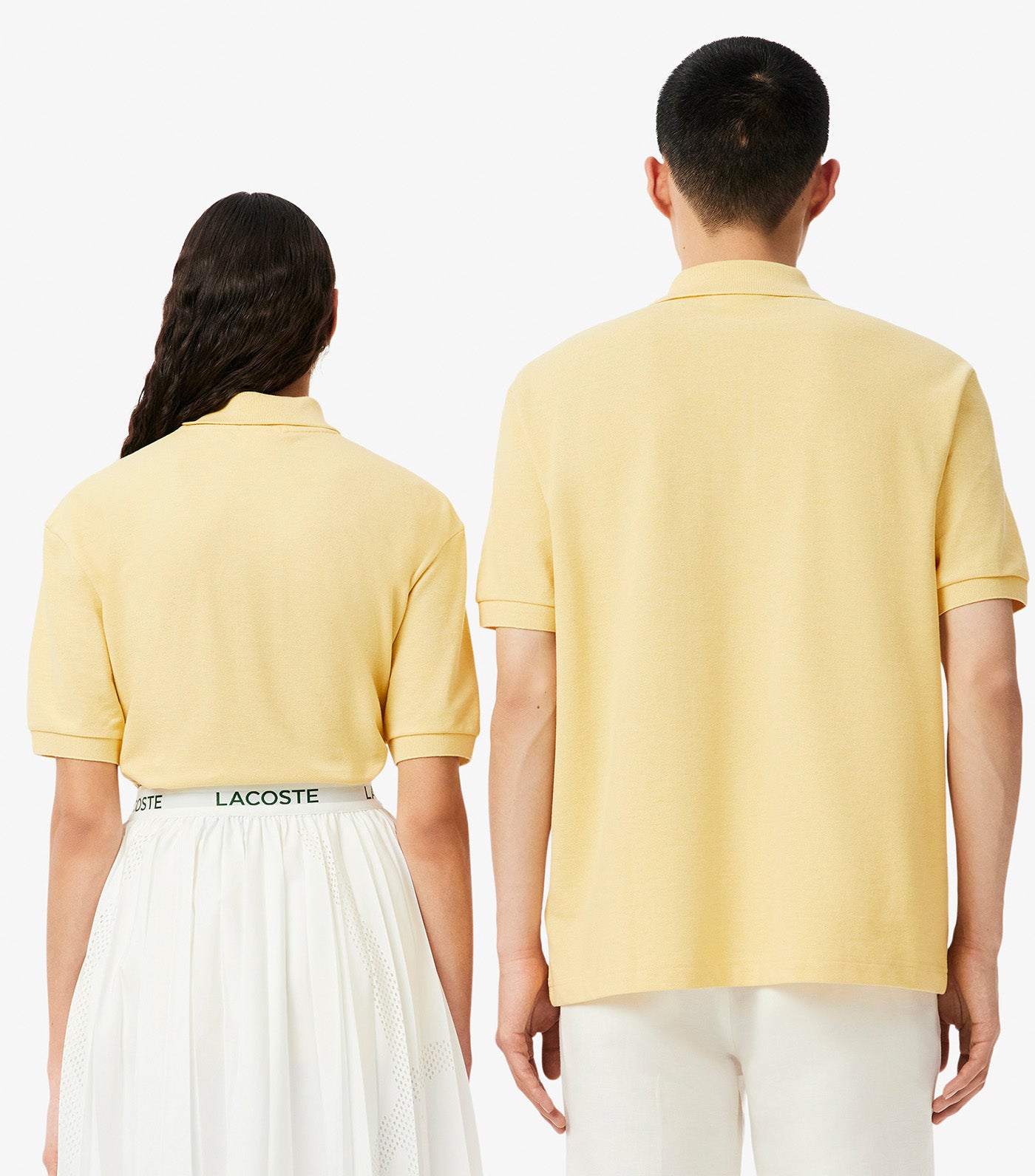 Loose Fit L.12.12 Piqué Badge Polo Shirt Soleil Chine