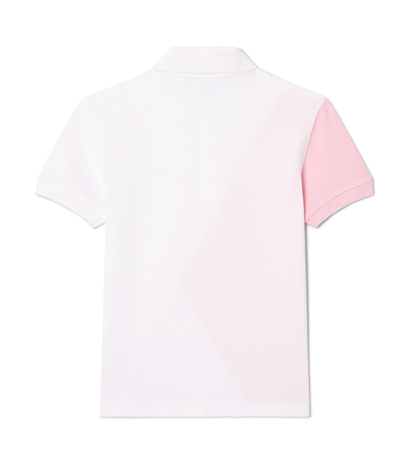 Argyle Motif Piqué Polo Shirt White/Lotus