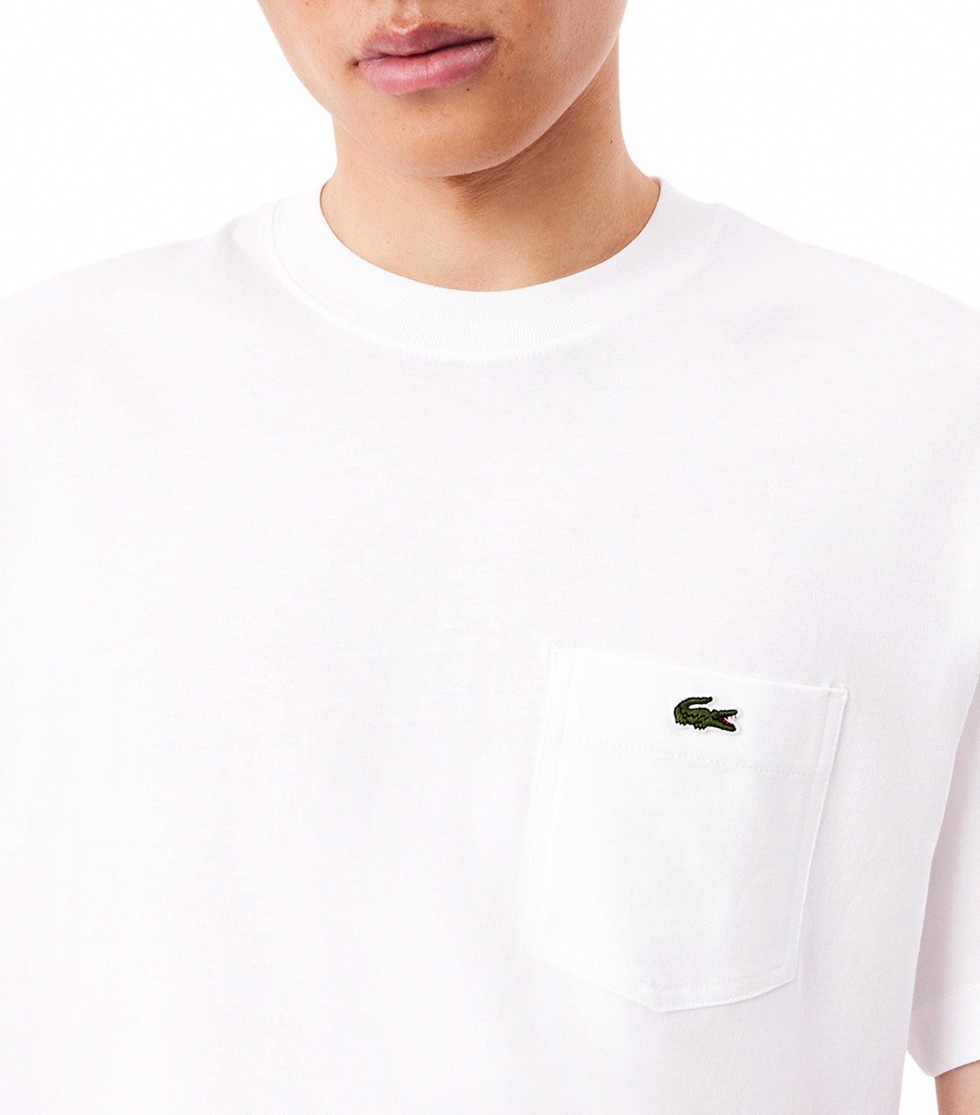 Cotton T-shirt with Breast Pocket