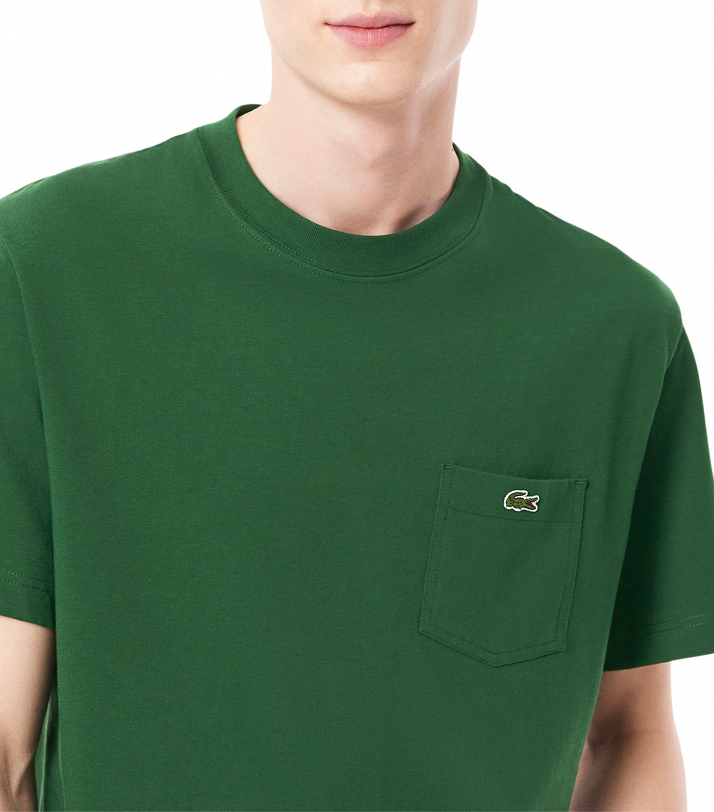Cotton T-shirt with Breast Pocket